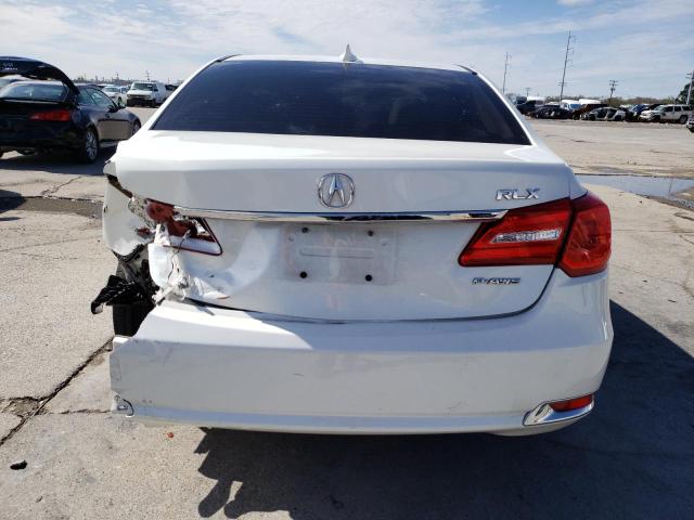 JH4KC1F59GC001177 - 2016 ACURA RLX TECH WHITE photo 6