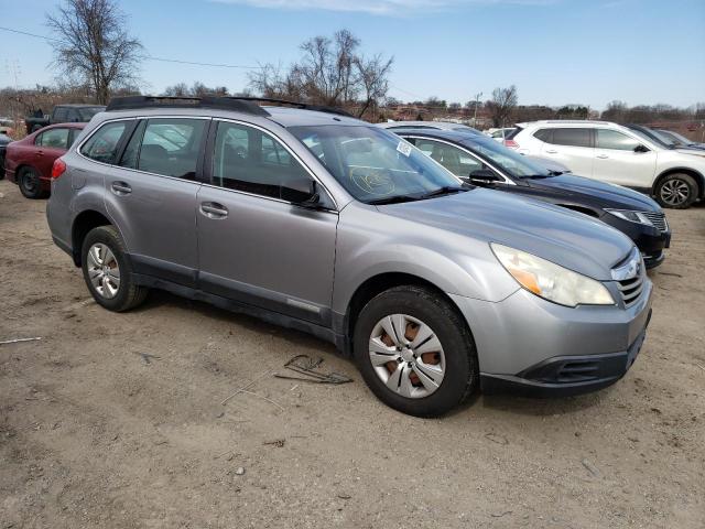 4S4BRBAC3B1327195 - 2011 SUBARU OUTBACK 2.5I GRAY photo 4