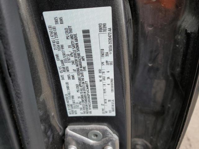 1FMCU0G92FUC44977 - 2015 FORD ESCAPE SE GRAY photo 12