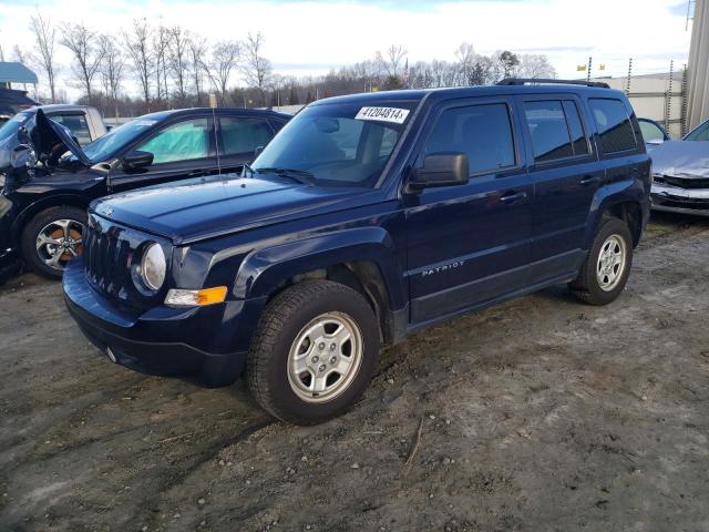 1C4NJPBB9GD656663 - 2016 JEEP PATRIOT SPORT BLUE photo 1