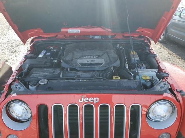 1C4AJWBG6HL543779 - 2017 JEEP WRANGLER SAHARA RED photo 11