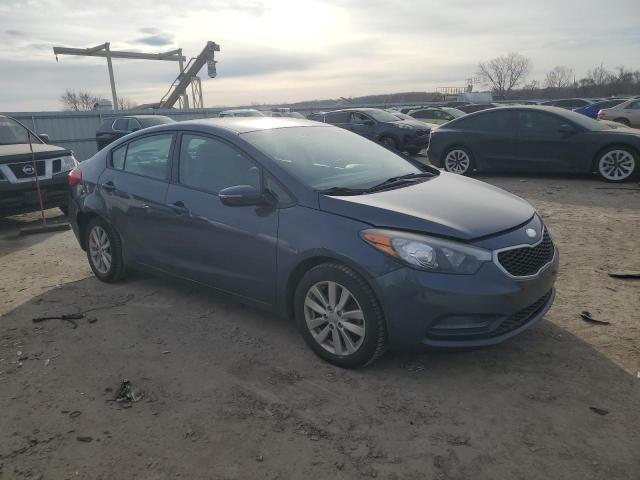 KNAFX4A67E5232408 - 2014 KIA FORTE LX BLUE photo 4