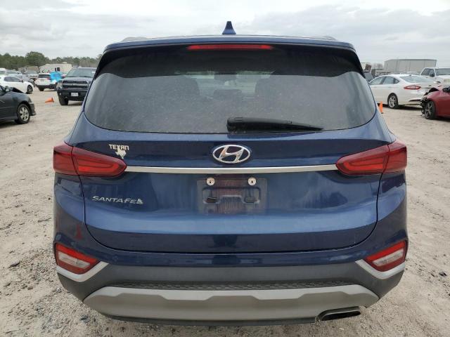 5NMS33AD7LH236037 - 2020 HYUNDAI SANTA FE SEL BLUE photo 6