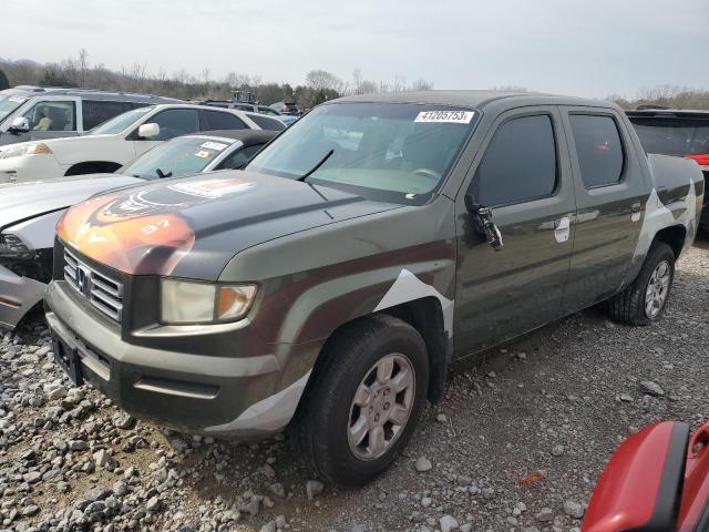 2HJYK16456H564837 - 2006 HONDA RIDGELINE RTS GREEN photo 1