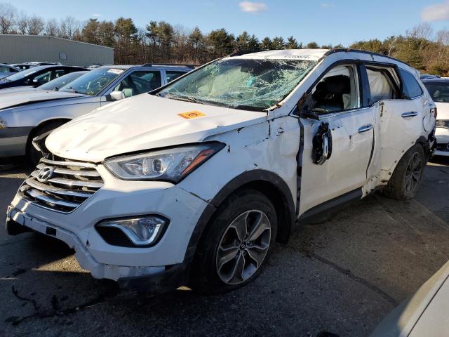 KM8SNDHF9DU025709 - 2013 HYUNDAI SANTA FE GLS WHITE photo 1