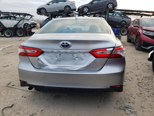 4T1B31HK6KU509092 - 2019 TOYOTA CAMRY LE SILVER photo 6