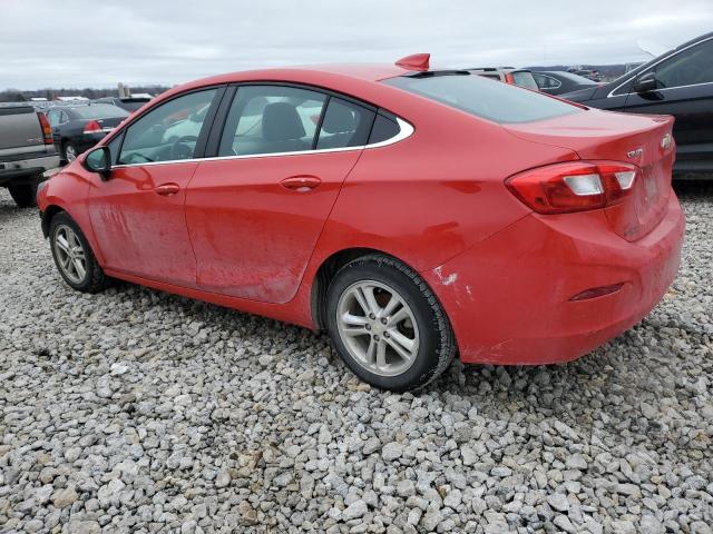 1G1BE5SM9H7167444 - 2017 CHEVROLET CRUZE LT RED photo 2