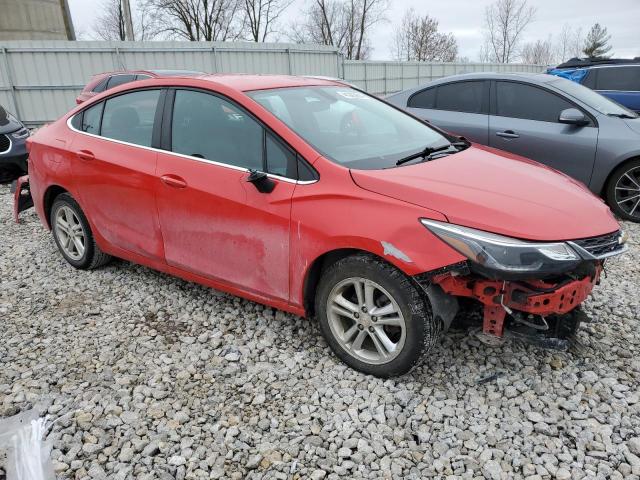 1G1BE5SM9H7167444 - 2017 CHEVROLET CRUZE LT RED photo 4