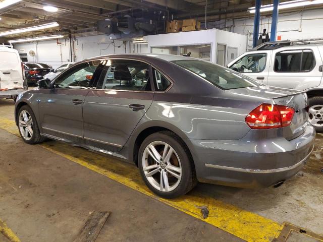 1VWCS7A32FC003446 - 2015 VOLKSWAGEN PASSAT SEL GRAY photo 2