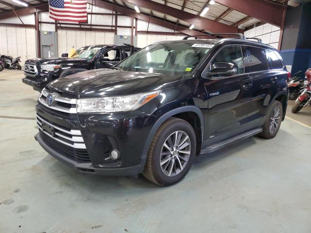 5TDJGRFH0KS054156 - 2019 TOYOTA HIGHLANDER HYBRID BLACK photo 1