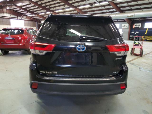 5TDJGRFH0KS054156 - 2019 TOYOTA HIGHLANDER HYBRID BLACK photo 6