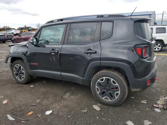 ZACCJBCT2FPC00084 - 2015 JEEP RENEGADE TRAILHAWK BLACK photo 2