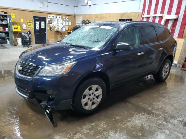 1GNKRFED8GJ343146 - 2016 CHEVROLET TRAVERSE LS BLUE photo 1