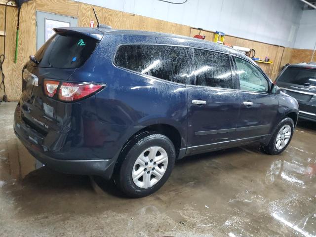 1GNKRFED8GJ343146 - 2016 CHEVROLET TRAVERSE LS BLUE photo 3