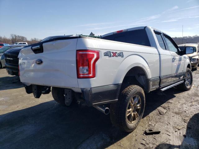 1FTEX1EP1FFD12542 - 2015 FORD F150 SUPER CAB WHITE photo 3