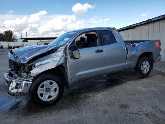 5TFRY5F15LX256840 - 2020 TOYOTA TUNDRA DOUBLE CAB SR/SR5 SILVER photo 1