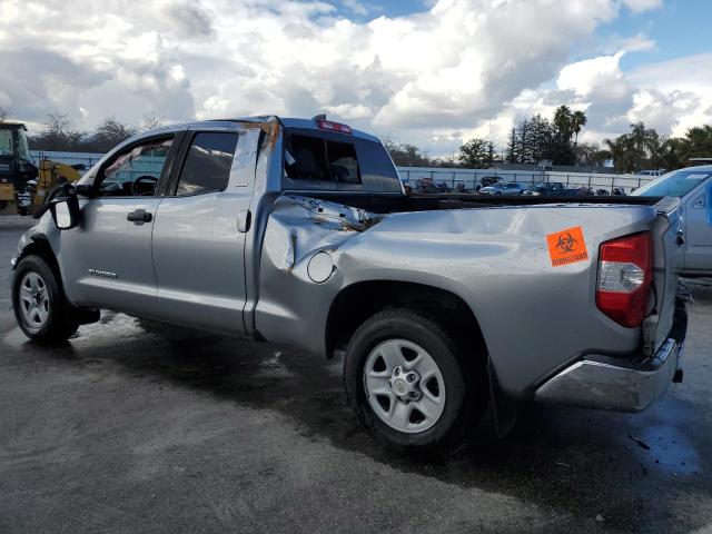 5TFRY5F15LX256840 - 2020 TOYOTA TUNDRA DOUBLE CAB SR/SR5 SILVER photo 2