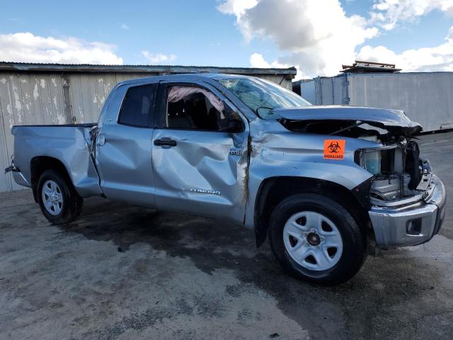 5TFRY5F15LX256840 - 2020 TOYOTA TUNDRA DOUBLE CAB SR/SR5 SILVER photo 4