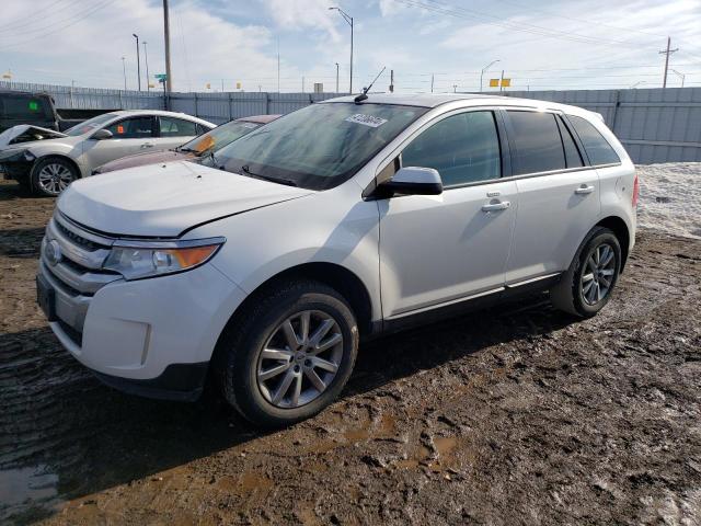 2FMDK4JC5DBA95117 - 2013 FORD EDGE SEL WHITE photo 1