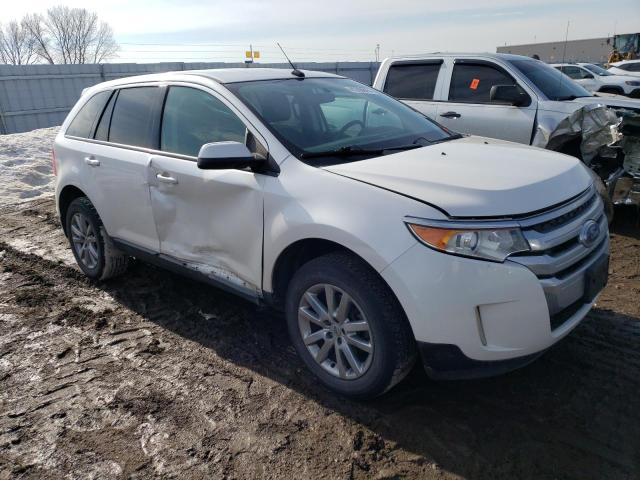 2FMDK4JC5DBA95117 - 2013 FORD EDGE SEL WHITE photo 4