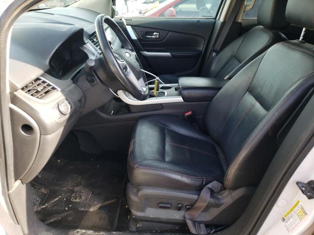 2FMDK4JC5DBA95117 - 2013 FORD EDGE SEL WHITE photo 7