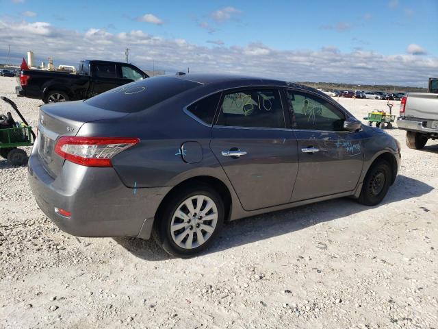 3N1AB7AP5FL697036 - 2015 NISSAN SENTRA S SILVER photo 3