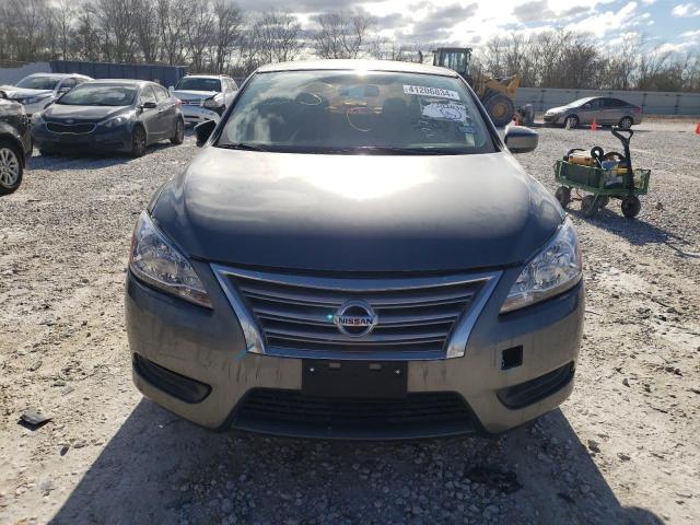 3N1AB7AP5FL697036 - 2015 NISSAN SENTRA S SILVER photo 5