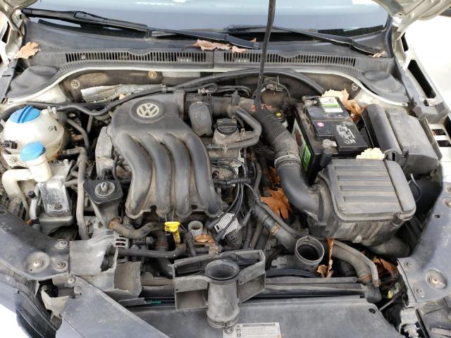 3VW2K7AJ4CM334260 - 2012 VOLKSWAGEN JETTA BASE SILVER photo 11