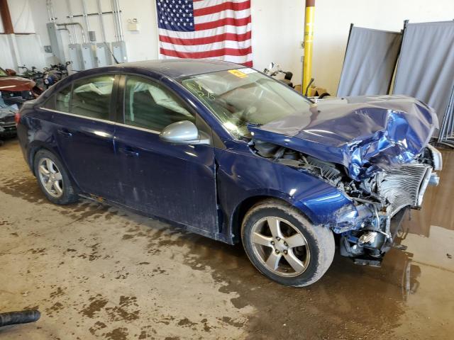 1G1PF5SC3C7330687 - 2012 CHEVROLET CRUZE LT BLUE photo 4