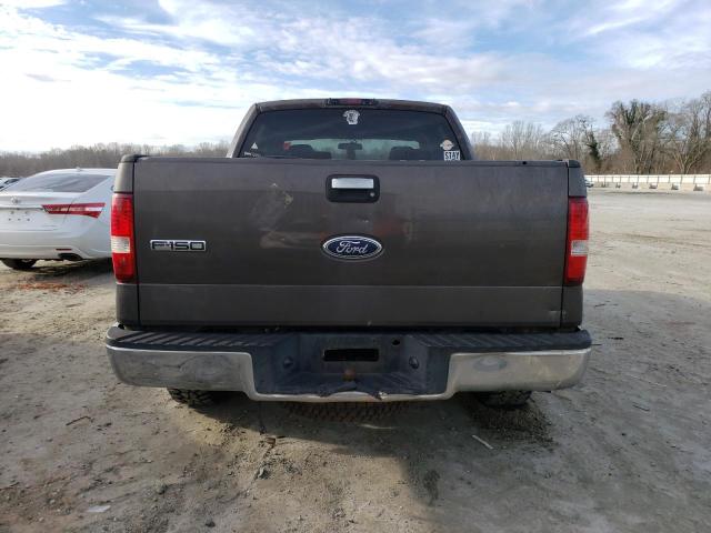 1FTRW12W65KE56562 - 2005 FORD F150 SUPERCREW GRAY photo 6