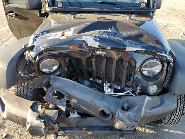 1C4BJWDG0GL321612 - 2016 JEEP WRANGLER U SPORT შავი ფოტო 12