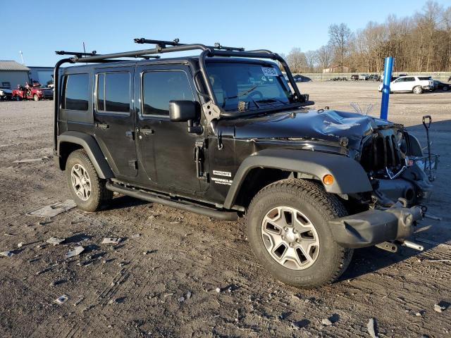 1C4BJWDG0GL321612 - 2016 JEEP WRANGLER U SPORT შავი ფოტო 4