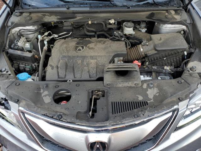 5J8TB3H37JL015975 - 2018 ACURA RDX SILVER photo 12