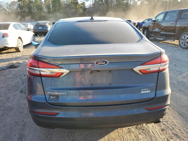 3FA6P0CD2KR141956 - 2019 FORD FUSION SEL BLUE photo 6