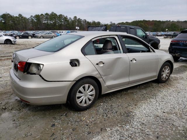 3VW2K7AJXEM203546 - 2014 VOLKSWAGEN JETTA BASE TAN photo 3