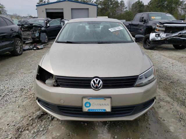 3VW2K7AJXEM203546 - 2014 VOLKSWAGEN JETTA BASE TAN photo 5