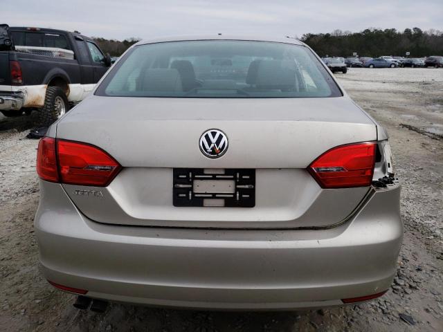 3VW2K7AJXEM203546 - 2014 VOLKSWAGEN JETTA BASE TAN photo 6