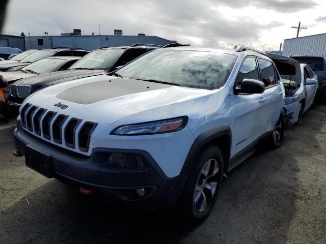 1C4PJMBS9FW674431 - 2015 JEEP CHEROKEE TRAILHAWK WHITE photo 1