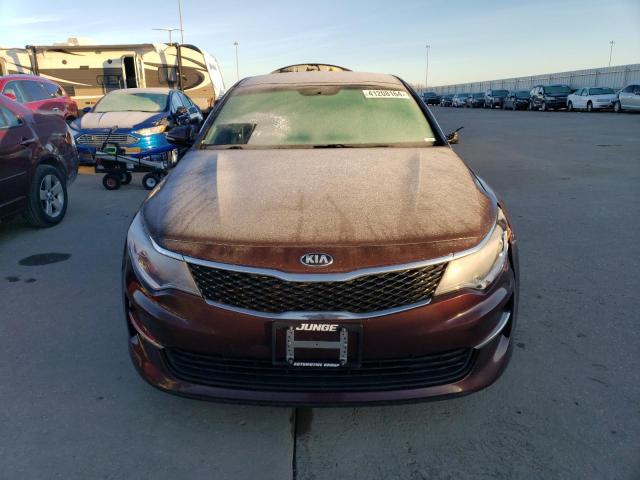 5XXGT4L39HG147852 - 2017 KIA OPTIMA LX MAROON photo 5