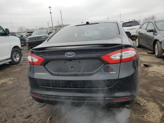 3FA6P0H70GR212663 - 2016 FORD FUSION SE BLACK photo 6