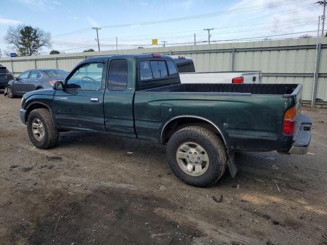 5TEWN72N0YZ708452 - 2000 TOYOTA TACOMA XTRACAB GREEN photo 2