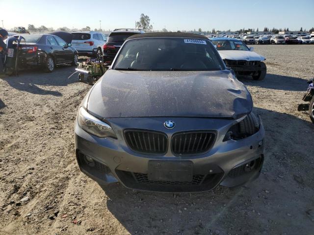 WBA2K9C33HV647694 - 2017 BMW 230I GRAY photo 5