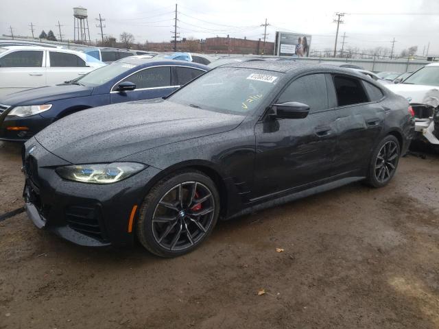 WBA13AW07NFM09574 - 2022 BMW M440XI GRAN COUPE BLUE photo 1