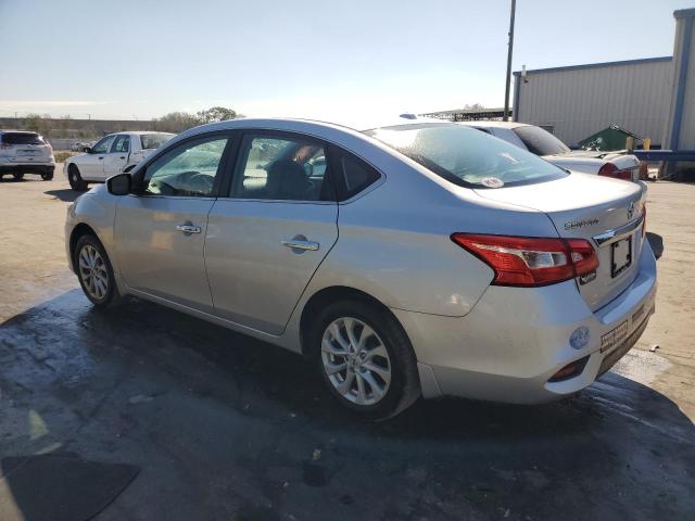 3N1AB7AP7KY400605 - 2019 NISSAN SENTRA S SILVER photo 2