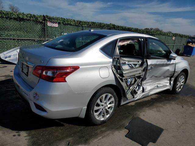 3N1AB7AP7KY400605 - 2019 NISSAN SENTRA S SILVER photo 3