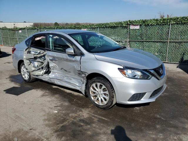 3N1AB7AP7KY400605 - 2019 NISSAN SENTRA S SILVER photo 4