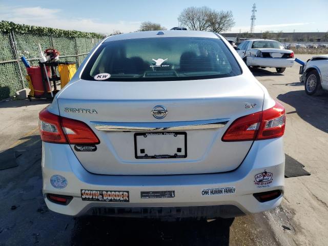 3N1AB7AP7KY400605 - 2019 NISSAN SENTRA S SILVER photo 6