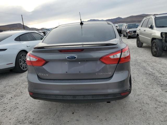 1FAHP3J25CL118277 - 2012 FORD FOCUS TITANIUM GRAY photo 6