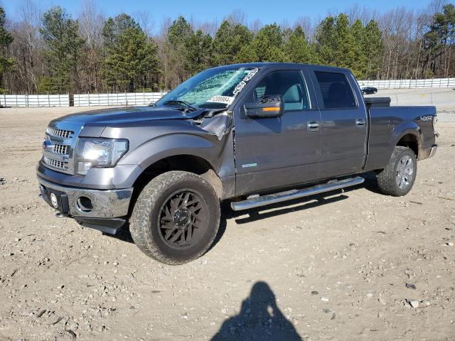 1FTFW1ET3DFD08462 - 2013 FORD F150 SUPERCREW GRAY photo 1