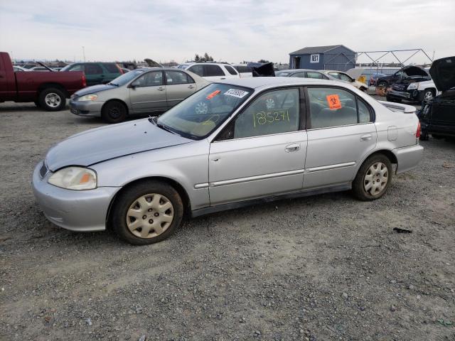 2HGEJ6612XH539359 - 1999 HONDA CIVIC BASE SILVER photo 1